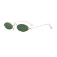 thumbnail image 5 of Gafas pequeñas ovaladas retro de marco completo con cara redonda, marco opcional multicolor, gafas pequeñas para adultos a la moda, 5 of 5