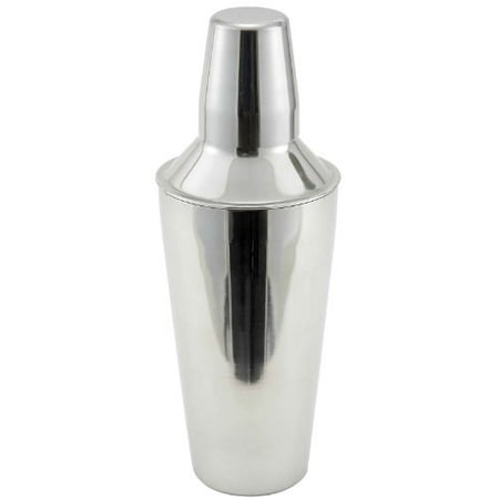 - Winco Stainless Steel 3-Piece Design Cocktail Shaker, 28 oz. | 1 Each