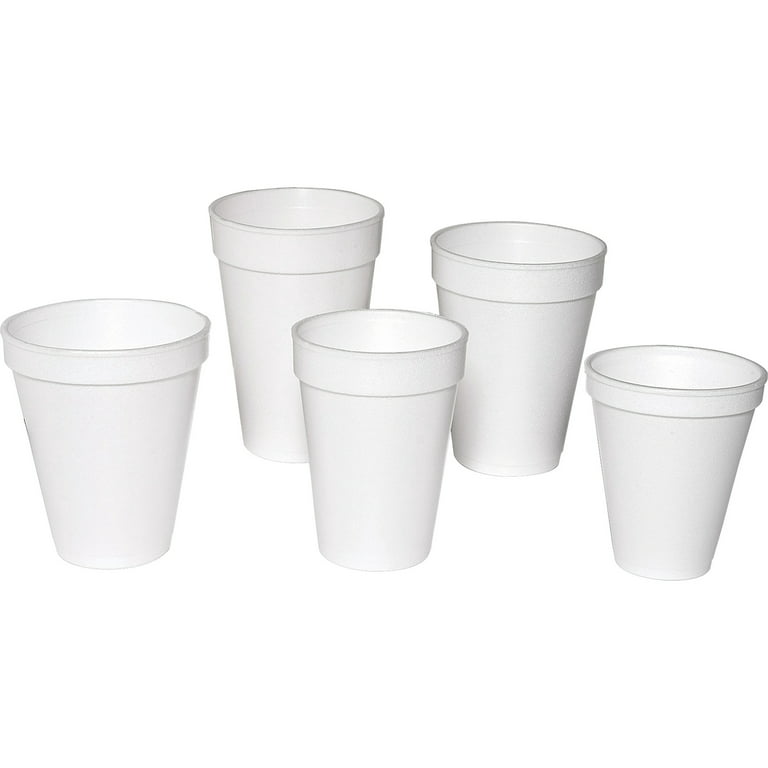 Genuine Joe Foam Hot, Cold Drink Cups, 12 fl oz, 1000 per Carton, GJO58552