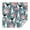 Husky Dog Flower-1, variant on Husky Dog Flower Floral Square Tablecloth,Waterproof Square Table Cover,Wipeable Spillproof Washable Table Cover for Home Kitchen Party Decor 42"X42"(107x107cm)