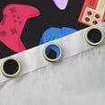 thumbnail image 4 of jejeloiu Colorful Game Console Black Out Curtains,Kids Gamepad Controller Curtains Pack of 2 (42x63 Each),3D Video Games Bedroom Curtains For Teens,Luxury Bedroom Decor, 4 of 6