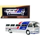 thumbnail image 1 of Autobús 1959 GM PD4104 Iconic Replicas Modelo fundido a presión 1/87 Plata y blanco, 1 of 1