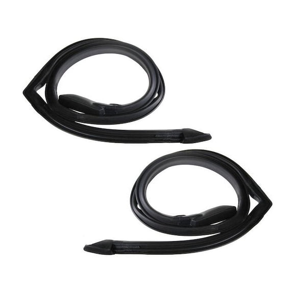 Roof Side Rail Seal Kit 2 Piece Set - Compatible with 1978 - 1980, 1985 - 1987 Oldsmobile Cutlass Salon 2-Door 1979 1986