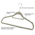 thumbnail image 6 of Ollieroo Premium Velvet Hangers,100 Pack Clothing Hangers,Non-Slip and Durable Coat Hangers,Heavy Duty Hangers with 360 Degree Rotatable Hook,Greyish green, 6 of 7