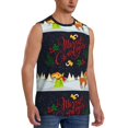 thumbnail image 2 of Disketp Merry Christmas Elk Sleeveless Tshirts For Men, Muscle Shirts For Men Dry Fit Tank Top-Medium, 2 of 8