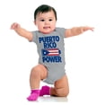 thumbnail image 4 of Puerto Rico Power PR Flag Pride Romper Boys or Girls Infant Baby Brisco Brands NB, 4 of 6