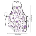 thumbnail image 2 of Pofeuu Lavender Flowers Print Aprons with Pockets, Cute Aprons for Kitchen, Cooking, Server, Barber, Chef Apron, 2 of 7