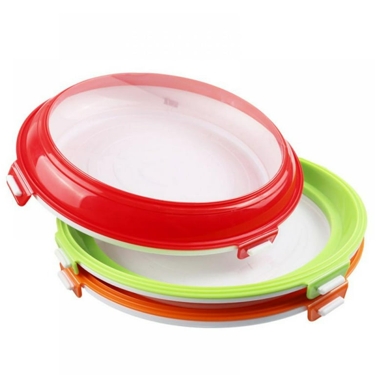 2Pcs Reusable Food Preservation Tray Food Storage Container Keep