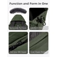 thumbnail image 3 of Wantdo Women's Recycled Winter Coat Windproof Winter Jacket Puffer Jacket Army Green M, 3 of 7
