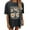 A-Dark Gray, variant on Tiweut Casual T Shirts for Womens Round Neck Short Sleeve Floral Graphic Print Religious Pullover Tops,Army Green