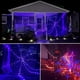 thumbnail image 1 of Halloween Decorations Spider-Web Lights 12FT Spider-Web With Purple Lights/Red Lights, For Indoor Outdoor Halloween Decorations Party Garden Yard Haunted House, 1 of 8