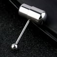 thumbnail image 4 of jiaroswwei 1Pc Cool Vibrating Barbell Tongue Rings Bars Piercing Stainless Steel Body Jewelry, 4 of 8