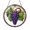 Acrylic 3.5 Inch, variant on Vineyard Grape Stained Glass Style Window Suncatcher