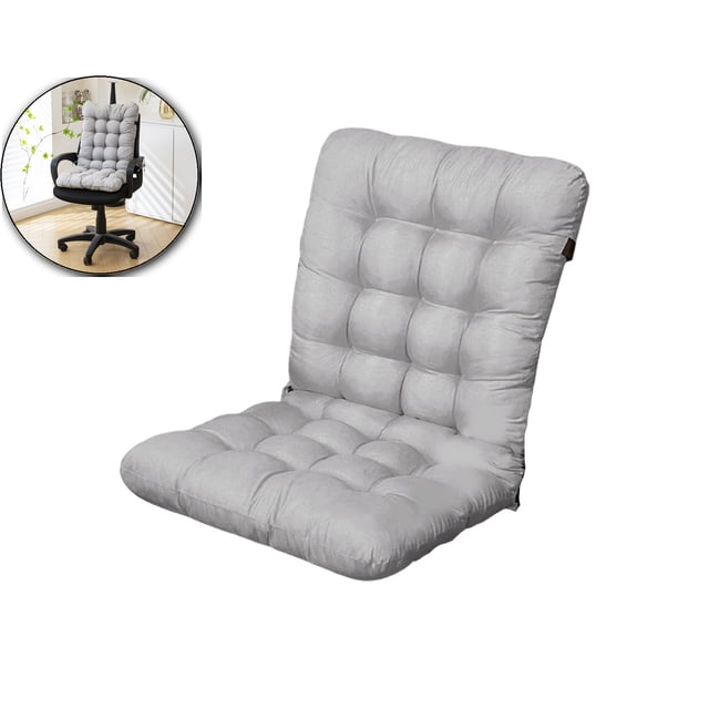 Dvruxg Rocking Chair Cushion, High Back Patio Cushions - Waterproof Solid Tufted Pillow, Indoor/Outdoor Pads with Ties, Fade-Resistant & Seasonal All Weather Replacement