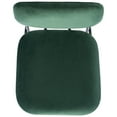 thumbnail image 4 of SAFAVIEH Chavelle Modern Accent Side Chair, Malachite Green, Set of 2, 4 of 7