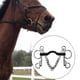 thumbnail image 5 of Broca de caballo , boca con adornos plateados, con cadena de ganchos Broca de mordaza de caballo, arnés de mejilla, para equipo de Macarena bocado de caballo, 5 of 7