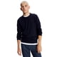 thumbnail image 1 of Jersey Tommy Hilfiger liso con cuello redondo para hombre azul marino, 1 of 4