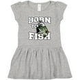 thumbnail image 3 of Inktastic Born to Fish Girls Toddler Dress, 3 of 5