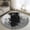 Black, variant on Round Area Rugs Collection 3 Ft, Red Cement Gray Non-Slip Residential Carpet, Modern Abstract Art Red Indoor Crawling Mats Doormat Runner Rugs Play Mat forBedroom