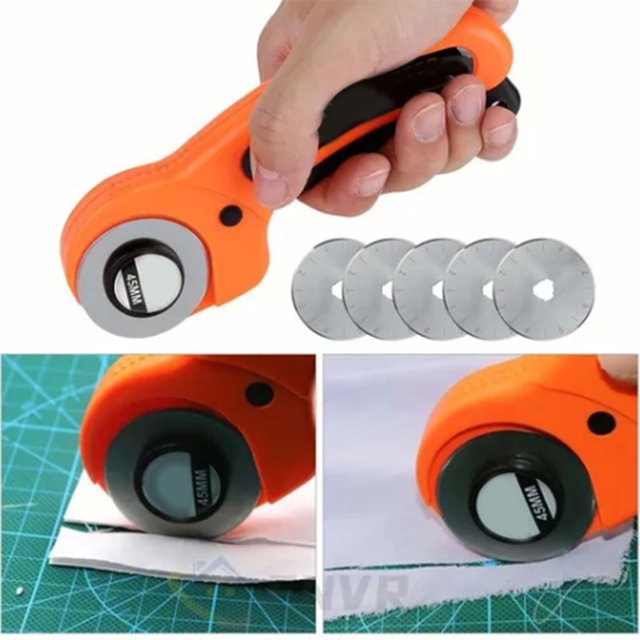 Rotary Cutter,Rotary Cutter Set Safety Rotary Fabric Cutting Tool Rotary Cutter Seamless Integration