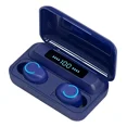 thumbnail image 1 of Auriculares in-ear inalámbricos Shenzhen Yihaotong Bluetooth F9-5 F9-5 azul oscuro con luz LED, 1 of 1