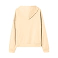thumbnail image 7 of Edvintorg Oversized Hoodies for Women Long Sleeve Loose Casual Sweatshirt Drawstring Zip up Hooded Top with Pocket Women’S Clothing Beige S, 7 of 7