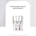 thumbnail image 4 of Maytalsory Simple And Fashionable Vanity Organizer For Office And Home Desk Storage Organization Drawer For Office And Home Plastic green, 4 of 6