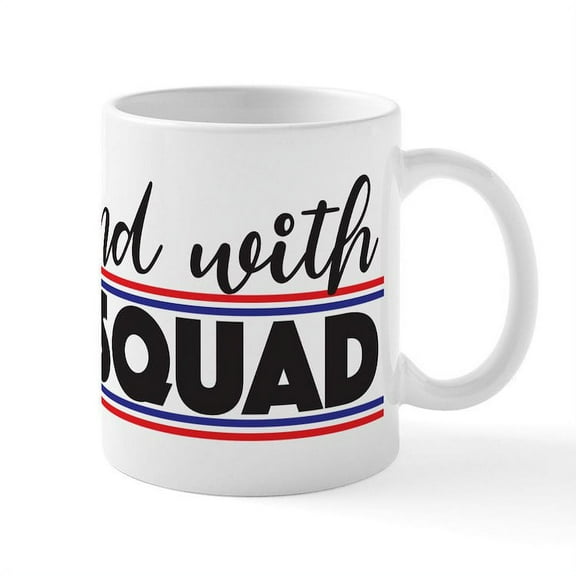 CafePress - I Stand With The Squad - 11 oz Ceramic Mug - Novelty Coffee Tea Cup