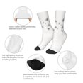 thumbnail image 3 of Honeii Dandelion Blowing In The Wind Print Children's Colorful Socks,Unisex Kids and Toddlers' Cushioned Sock,Kids Athletic Crew Socks,for Everyday Wear and Sports, 3 of 5