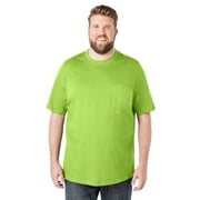 Boulder Creek By Kingsize Men's Big & Tall Heavyweight Crewneck Pocket T-Shirt