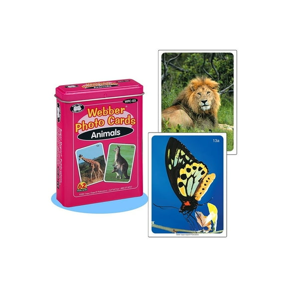 Super Duper Webber Animals Photo Deck Cards WFC03