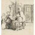 thumbnail image 2 of Sir David Wilkie 15x16 Gold Ornate Wood Frame and Double Matted Museum Art Print Titled - Guess My Name (C. 1821), 2 of 4