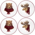 thumbnail image 1 of Canadiana 4-pack side plate set,  Moose and Bear, 1 of 3