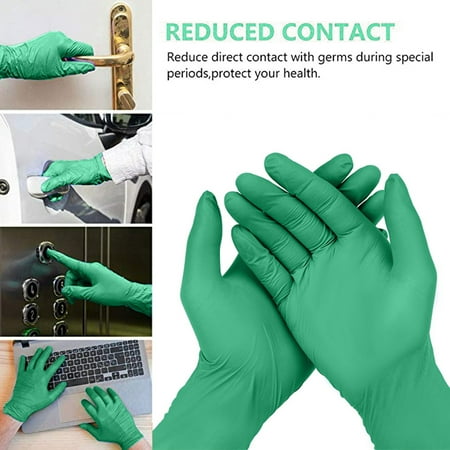 

Fragarn 100PCS Multi-purpose Disposable Nitrile Gloves Powder Gloves