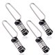 thumbnail image 1 of Sidaley Clips de 4 Uds. De acero inoxidable resistente, Clip para barco marino, asta de bandera, líneas de drizas, accesorios de Hardware, Bombillas para automóviles, 1 of 6