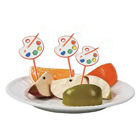 

Fruit Fork Cartoon Mini Palette Snacks Cake Dessert Food Fork Cake decoration AL