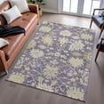 thumbnail image 3 of Dalyn Rugs Premium Machine Washable Mayfield AMF1150 Eggplant 5' x 7'6" Rug, 3 of 7
