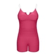 thumbnail image 5 of Hurxie Women's Swimsuit Tankini Tummy Control Bathing Suits Two Piece Full Coverage Plus Size Swim Suits with High Waisted Bottom Hot Pink ,3XL, 5 of 6