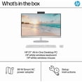 thumbnail image 6 of HP 27" FHD Touchscreen All-in-One Desktop Computer, Quad-Cores Ryzen 5 7520U, 16GB RAM 512GB SSD, Windows 11, Wireless Keyboard & Mouse, PLUSERA 8-in-1 Hub Included, White, 6 of 6