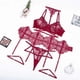 thumbnail image 1 of Conjunto de ropa interior sexy de discoteca con perspectiva de encaje y cuello estilo europeo y americano, 1 of 6