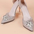 thumbnail image 2 of 2Pcs Rhinestone Shoe Clips Jewelry Shoe Buckle Crystal Shoe Buckle Wedding Dress Diamond, 2 of 9
