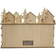 thumbnail image 2 of Kurt Adler 13-Inch LED Wooden Advent Calendar Decoration, 2 of 8