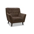 thumbnail image 1 of Topline Home Furnishings Brown High Back Accent Chair, 1 of 2