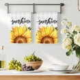 thumbnail image 3 of Sunflowers Bees Kitchen Towels Set of 4, Grey Check Sunshine Watercolor Floral Absorbent Dish Towels for Kitchen, Microfiber Hand Towel, Quick Drying Tea Towel for Cleaning Decorative Dishcloths, 3 of 7