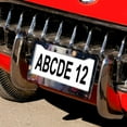 thumbnail image 5 of 2 PCS Axolotl Merry Christmas Winter Animals License Plate Cover Axolotl Lovers Girls Kids Gifts License Plate Cover Frame Aluminum 2 Round Holes for Us Standard Vehicles, 5 of 6