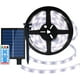 thumbnail image 1 of Tiras de luces solares con cinta flexible, tiras LED solares brillantes de 10 m para decoración de exteriores, diseño autoadhesivo que se puede cortar para una fácil instalación, 1 of 5