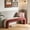 Pink, variant on Gericco Upholstered Waterfall Bench,Entryway Bench for Living Room, Bedroom and Hallway, Pink