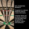 thumbnail image 3 of Viper V-Factor 90% Tungsten Professional Steel Tip Dart Set, 22 Grams, 3 of 6