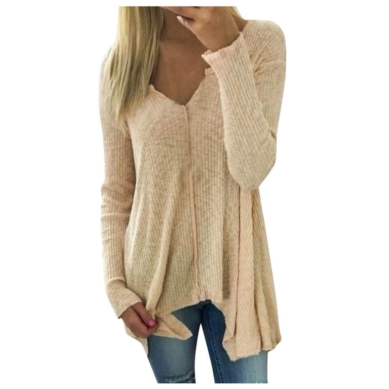 V-Neck Irregular Sweater V-Neck Irregular Sweater