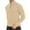 Khaki, variant on SHTXOZHI Mens Quarter-Zip Pullover Sweaters Casual Mock Neck Long Sleeve Knitted Sweaters